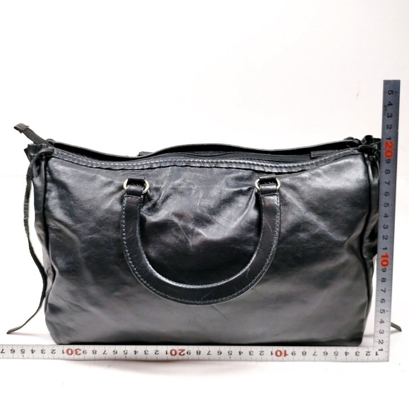 Authentic Prada Black City Calf Boston Bag - Picture 2 of 9